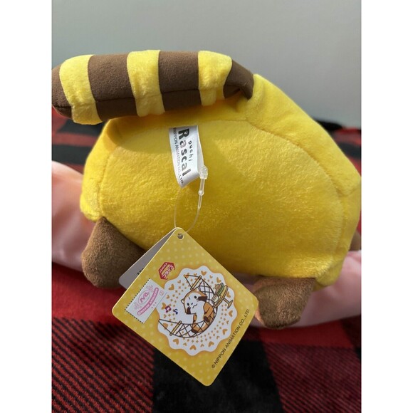 Rascal the Raccoon with Keyboard Furyu Toreba Prize Plush 11.5" Japan Import - Picture 5 of 6